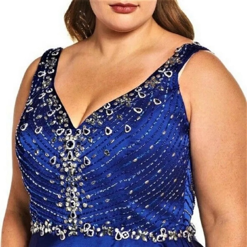 Royal Blue Mac Duggal Gown 16w